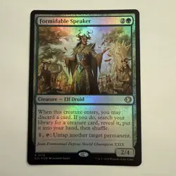 Formidable Speaker FOIL 176 Lorwyn Eclipsed ECL MTG Rare Unplayed Mint English - Image 1