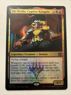 Ob Nixilis, Captive Kingpin FOIL #41 | MAT March of Machine Aftermath | MTG NM - Image 1