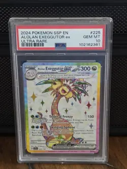 Alolan Exeggutor - Pokemon Surging Sparks #225 - Gem Mint PSA 10 - Image 1