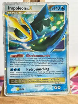 Impoleon LV X DP11 Black Star Promo Holo Deutsch Poor Pokemon - Image 1