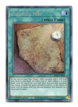 Piri Reis Map - BROL-EN023 1st Edition Secret Rare - YuGiOh-LP - Image 1