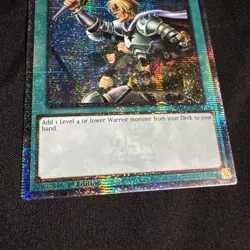 Yugioh! NM Reinforcement of the Army RA01-EN051 (Quarter Century Secret Rare) - Image 2