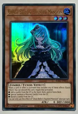 Ghost Belle & Haunted Mansion RA01-EN011 (NM) Ultra Rare 1st Edition Yu-Gi-Oh! - Image 1