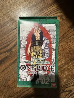 ONE PIECE TCG: Worst Generation Starter Deck (ST-02) New/Sealed 811039038397 - Image 1