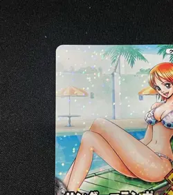 One Piece One Py Berry Match IC Nami Bikini Card Swimsuit Holo C013 - Image 3