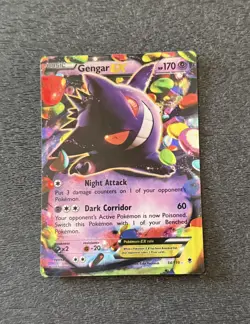 Gengar EX 34/119 XY - Phantom Forces Light Play Pokemon Card - Image 1