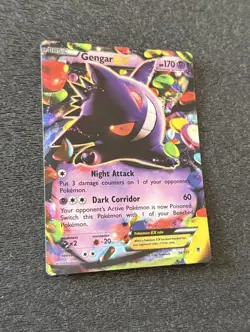Gengar EX 34/119 XY - Phantom Forces Light Play Pokemon Card - Image 2