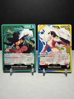 Complete Set of All 7 Leaders OP14 One Piece Cards Fresh From Packs! English - Image 2