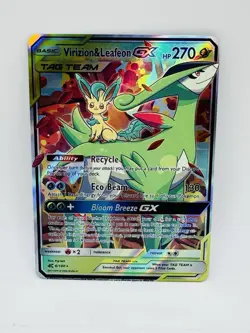 Pokemon Leafeon Eeveelutions Special DIY Doujin Kawaii Art Card - Image 1