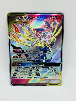 Pokemon Sylveon Eeveelutions Special DIY Doujin Kawaii Art Card - Image 1