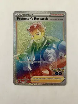 Professor's Research - 084/078 - Pokemon Go Sword & Shield Secret Rare Card NM - Image 1