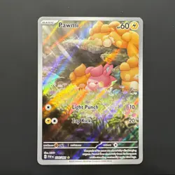 Pawmi 226/091 Paldean Fates Full Art Ultra Rare Holo Pokemon Card NM - Image 1