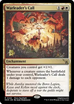 MTG English Warleader's Call NM Foil Promos: Prerelease Cards - Image 1