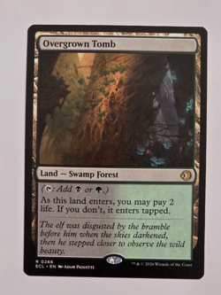 Overgrown Tomb - R0266 Regular - Lorwyn Eclipsed - Magic the Gathering - NM - Image 1