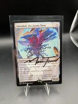 NM (MTG) Emrakul, the Aeons Torn - Signed By MARK TEDIN Rise of the Eldrazi RotE - Image 1
