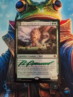MTG Ojer Kaslem, Deepest Growth - Lost Caverns of Ixalan Foil - Signed By Artist - Image 1