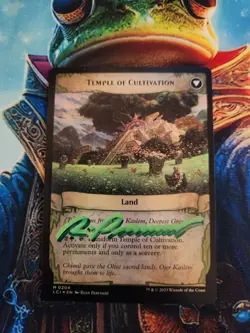 MTG Ojer Kaslem, Deepest Growth - Lost Caverns of Ixalan Foil - Signed By Artist - Image 2