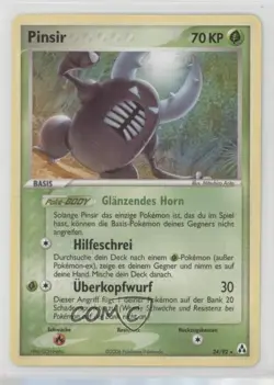 Pinsir German Pokemon EX Legend Maker #24 2006 - Image 1