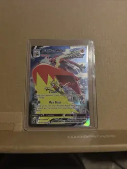 Pokemon TCG Blaziken VMAX Silver Tempest Ultra Rare Card TG15/TG30 Excellent - Image 1