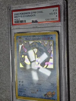 2000 Pokemon Gym Challenge Holo Misty's Gyarados #13 PSA 4 - Image 2