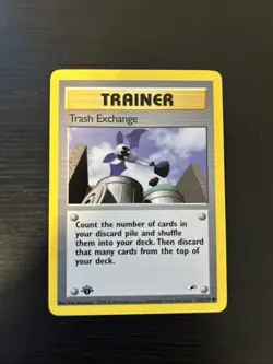 1st Edition Trash Exchange 126/132 - Gym Heroes - Near Mint - Image 1