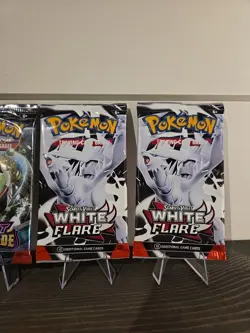 POKEMON TCG BOOSTER PACKS-4 PACK 💎SEALED💎 WHITE FLARE & TWILIGHT MASQUERADE - Image 2