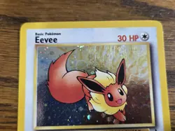 Pokemon Wotc Black Star Promo # 11 EEVEE,,not played - Image 2