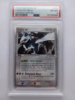 Pokemon 1x - Lugia Ex - Unseen Forces - PSA 6 - Image 1