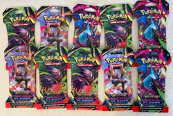 10x Pokemon TCG: Mega Evolution - Phantasmal Flames Sleeved Booster Pack - Image 1