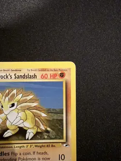 2000 Pokemon Brock's Sandslash Gym Heroes Vintage 23/132 NM - Image 4