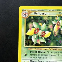 Pokemon TCG Bellossom Neo Genesis Holo Unlimited Rare 3/111 WotC - Image 2