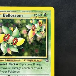 Pokemon TCG Bellossom Neo Genesis Holo Unlimited Rare 3/111 WotC - Image 3