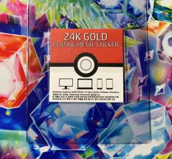 Magikarp - 24k Gold Plated Sticker - Pokemon Striking Popping Candy [Korean] - Image 2