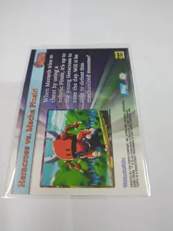 MINT Topps Pokemon Topps Johto Series 1 Snap 07 Heracross vs. Mecha Pinsir! - Image 2