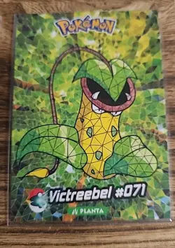 2025 POKEMON STAINED GLASS Crystal Bellsprout / Weepinbell / Victreebel - Image 4