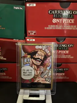 One Piece Card Don!! Gol D. Roger Gold Don ENGLISH OP13 Carrying on His Will - Image 1