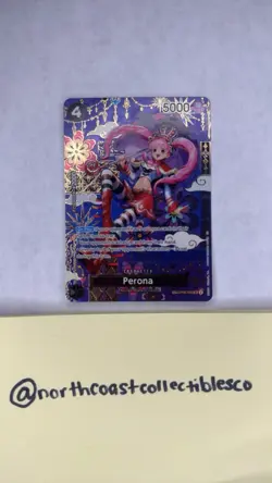 Perona OP06-093 OP14 SP Alternate Art- Azure Sea's Seven- One Piece English - NM - Image 1