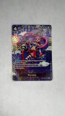 Perona OP06-093 OP14 SP Alternate Art- Azure Sea's Seven- One Piece English - NM - Image 2