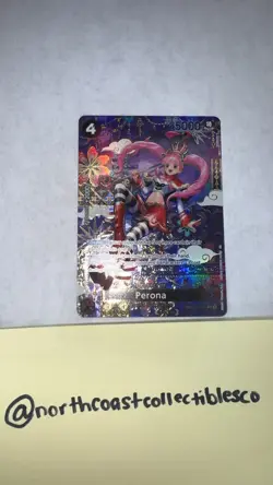 Perona OP06-093 OP14 SP Alternate Art- Azure Sea's Seven- One Piece English - NM - Image 3