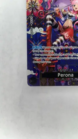 Perona OP06-093 OP14 SP Alternate Art- Azure Sea's Seven- One Piece English - NM - Image 5