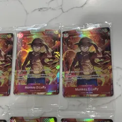 Sealed Monkey.D.Luffy ST10-006 SR Treasure Booster Set Promo One Piece Lot Of 6 - Image 3