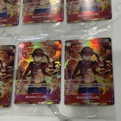 Sealed Monkey.D.Luffy ST10-006 SR Treasure Booster Set Promo One Piece Lot Of 6 - Image 4