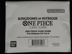 One Piece Card Game Kingdoms of Intrigue Pre-release Kit Vol 4 SEALED ENGLISH - Image 1