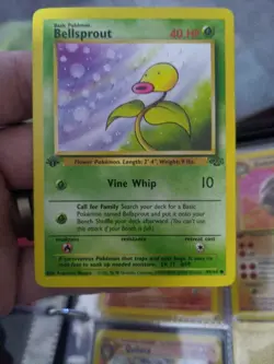 Pokemon TCG Bellsprout Jungle Card 49/64 Regular Common 1st Edition - Image 1