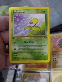 Pokemon TCG Bellsprout Jungle Card 49/64 Regular Common 1st Edition - Image 2
