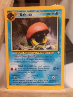 Pokemon TCG - Kabuto 50/62 Fossil Unlimited WOTC Vintage Pokemon Card #2 - Image 1