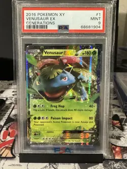 Pokemon TCG Venusaur Holo Rare Card 1/83 EX XY Generations 2016 NM Condition - Image 1
