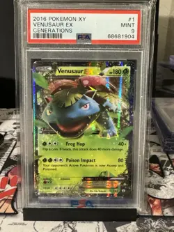 Pokemon TCG Venusaur Holo Rare Card 1/83 EX XY Generations 2016 NM Condition - Image 2
