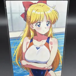 Minako Aino Sailor Moon Anime Waifu Card Doujin ACG Goddess Holo - Image 2