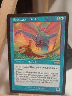2000 Magic the Gathering Trading Card "Rootwater Thief" Card #40 - Image 1